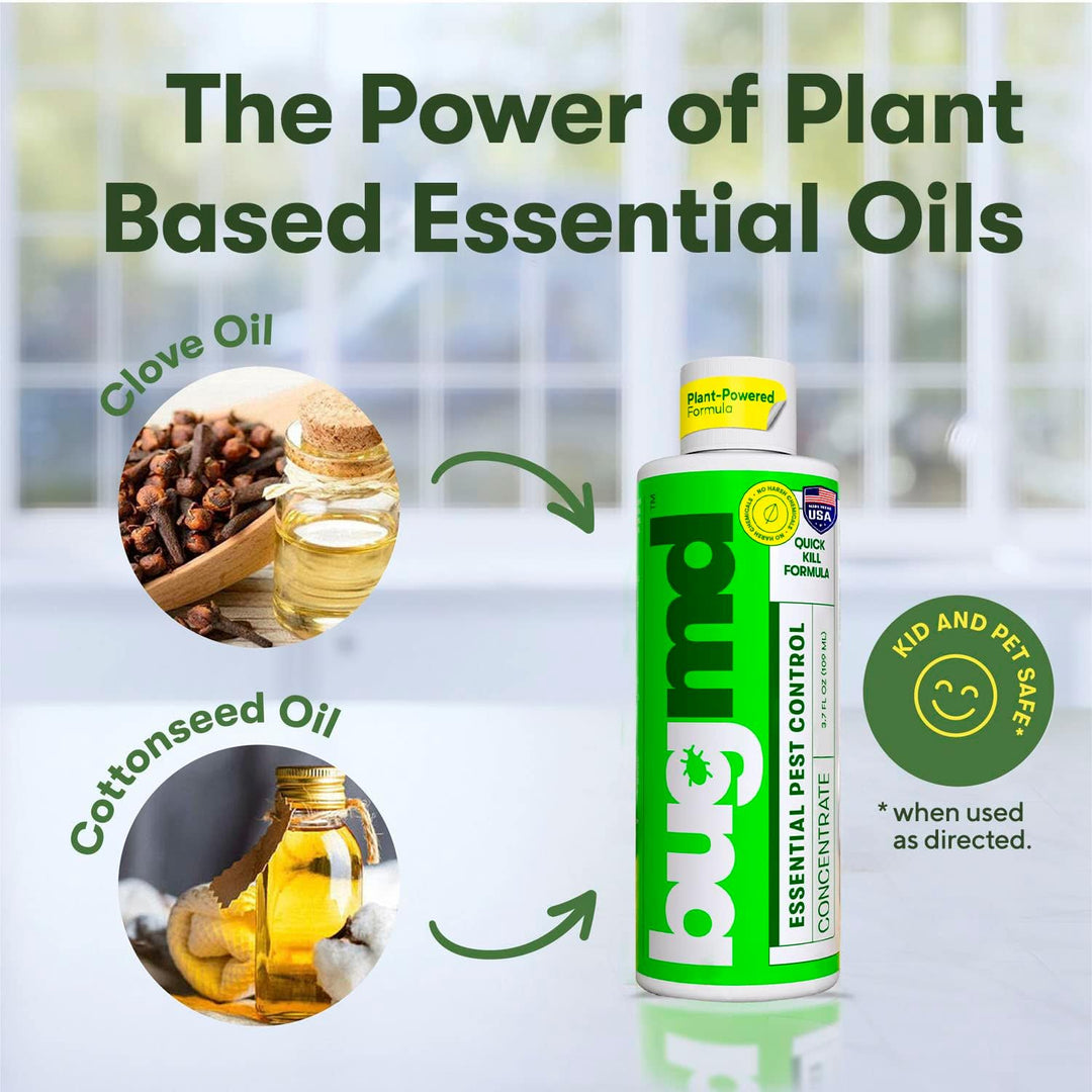 essential oils for indoor plant bugs Bugmd Pest Control Essential Oil Concentrate 4oz (8 Units)