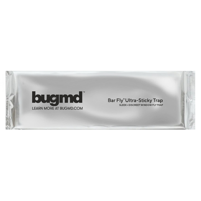 BugMD Bar Fly Ultra Stick Trap Refills - Pack of 6 - Sleek and Discreet Window Fly Trap